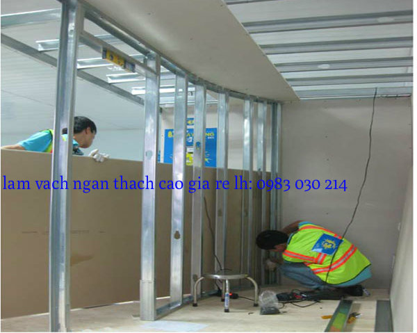 thợ làm vách thạch cao ngăn phòng tại hà nội - Dịch vụ sơn sửa nhà