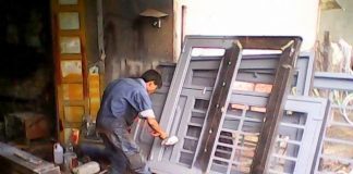 Thợ sơn cửa sắt tại hà nội