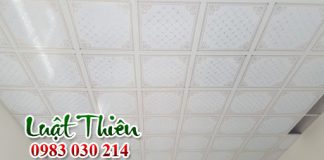 Bảng giá làm trần thả thạch cao thợ làm trần thả nhựa giá rẻ